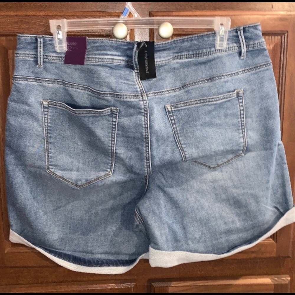 Lane Bryant Plus Size Jean Denim Shorts NEW 22